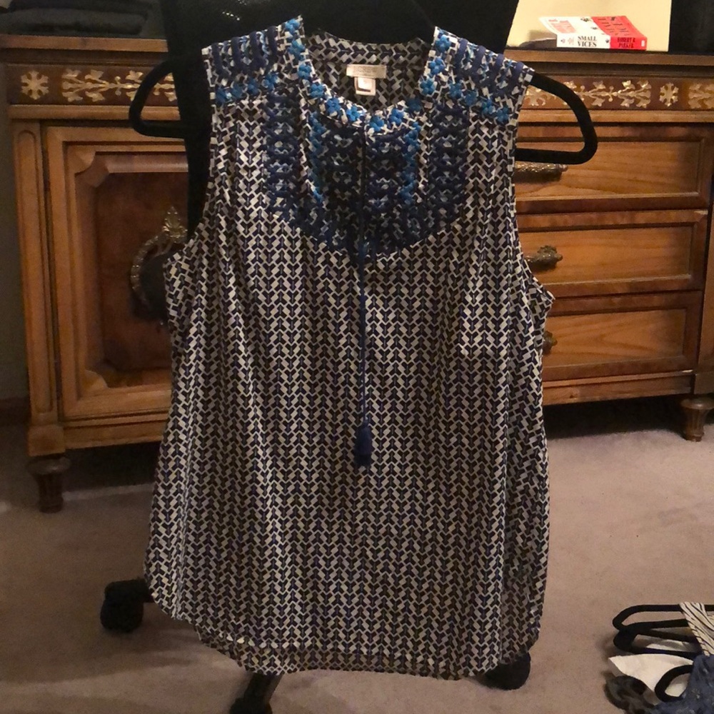 JCrew dressy cotton tank